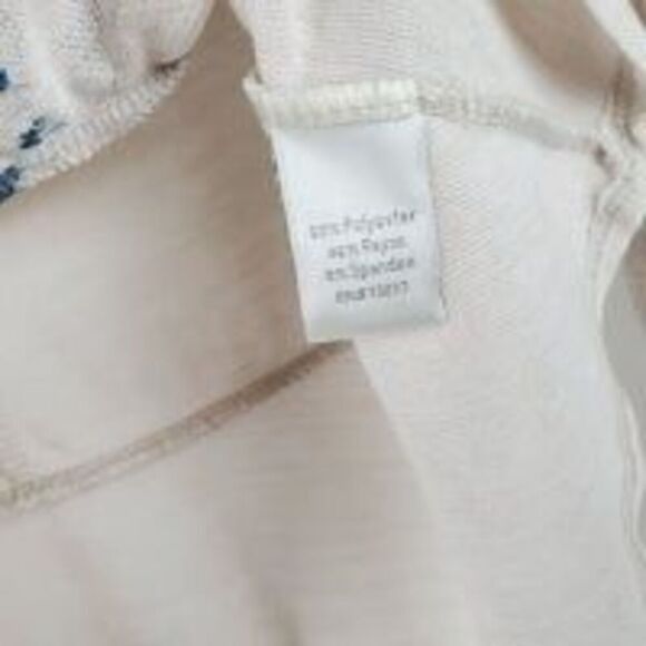 LC Lauran Conrad SMALL Beige Top NWT - Picture 5 of 5